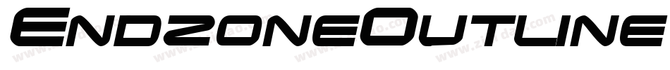 EndzoneOutline Black字体转换